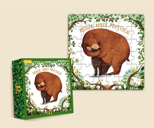 Puzzle 36 elementów - Proszę mnie przytulić, Ezop