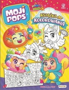 MOJIPOPS - KSIĄŻKA DO KOLOROWANIA, PRACA ZBIOROWA