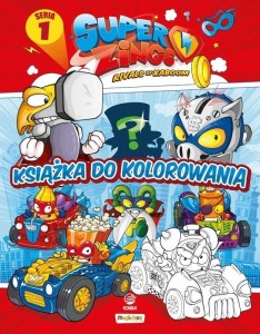 SUPER ZINGS - KSIĄŻKA DO KOLOROWANIA + FIGURKA