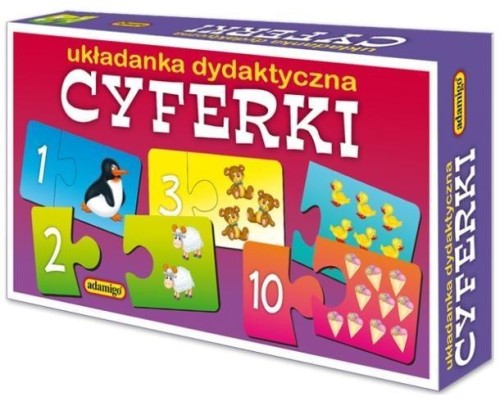 Układanka dydaktyczna - Cyferki, Adamigo