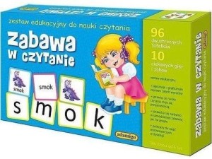 ZABAWA W CZYTANIE - ZESTAW EDUKACYJNY, ADAMIGO
