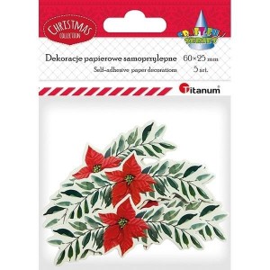 DEKORACJE SAMOPRZYLEPNE GIRLANDA 60X25MM 5SZT