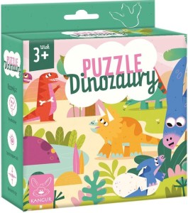 PUZZLE DINOZAURY 3+, KANGUR