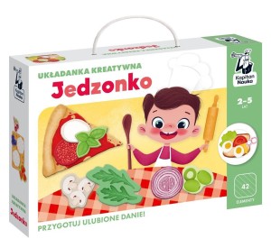 KAPITAN NAUKA JEDZONKO. UKŁADANKA KREATYWNA