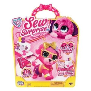 LITTLE LIVE PETS. MASKOTKA SEW SURPRISE RÓŻ