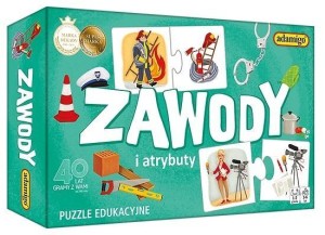 PUZZLE ZAWODY I ATRYBUTY, ADAMIGO