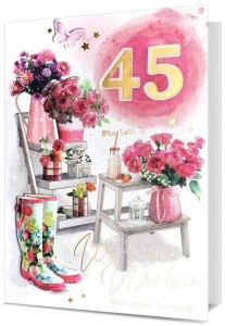 KARNET B6 URODZINY (WYMIENNE CYFRY)