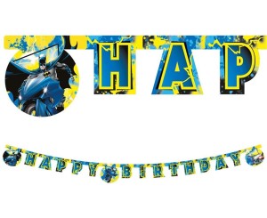 BANNER BATMAN ROGUE RAGE - HAPPY BIRTHDAY