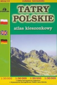 ATLAS KIESZONKOWY - TATRY POLSKIE 1:30 000