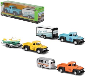 AUTO METALOWE PICK UP Z PRZYCZEPĄ, TRIFOX