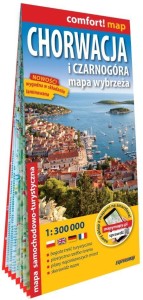 COMFORT! MAP CHORWACJA I CZARNOGÓRA 1:300 000