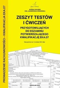 ZESZYT TESTÓW I ĆW DO EGZAMINU KWALIFIKACJA EKA07