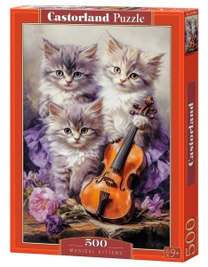 PUZZLE 500 MUSICAL KITTENS CASTOR, CASTORLAND