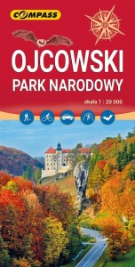 MAPA - OJCOWSKI PARK NARODOWY 1:20 000