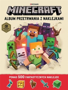 MINECRAFT. ALBUM PRZETRWANIA Z NAKLEJKAMI