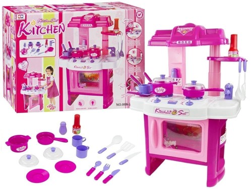 Kuchnia z piekarnikiem + akcesoria, Leantoys