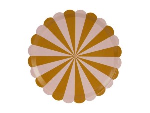 TALERZYKI PASKI 21CM 6SZT