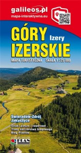MAPA TURYSTYCZNA - GÓRY IZERSKIE 1:25 000 W.2024