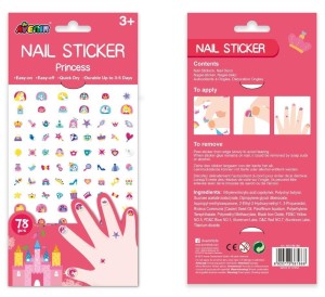 NAKLEJKI NA PAZNOKCIE - KSIĘŻNICZKA, AVENIR