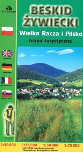 Mapa turystyczna. Beskid Żywiecki, praca zbiorowa