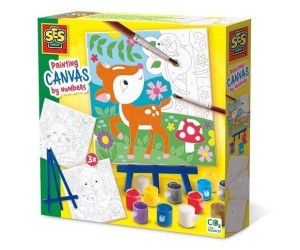 MALOWANIE PO NUMERACH ZWIERZĘTA LEŚNE, SES