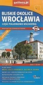 MAPA - BLISKIE OKOLICE WROCŁAWIA CZ. POŁUD-WSCH.