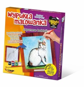 WYPUKŁA MALOWANKA KOTY - JAPANESE BOBTAIL