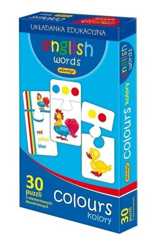 English words Colours, Adamigo