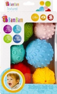 ZABAWKA SENSORYCZNA KULE 6SZT, BAM BAM