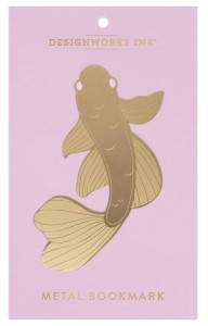 METALOWA ZAKŁADKA DO KSIĄŻKI - KARP KOI