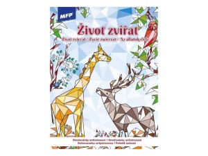 KOLOROWANKA ANTYSTRESOWA ŻYCIE ZWIERZĄT 210X290MM