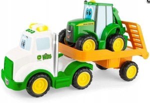 JOHN DEERE LAWETA Z JOHNNYM TOMY, TOMY