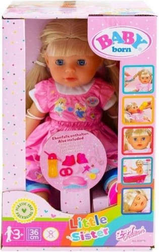 Baby born - Kindergarten Little Sister 36cm, Zapf
