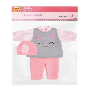 UBRANKO DLA LALKI 32CM, SMILY PLAY