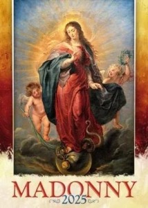 KALENDARZ 2025 ŚCIENNY WIELOPLANSZOWY MADONNY