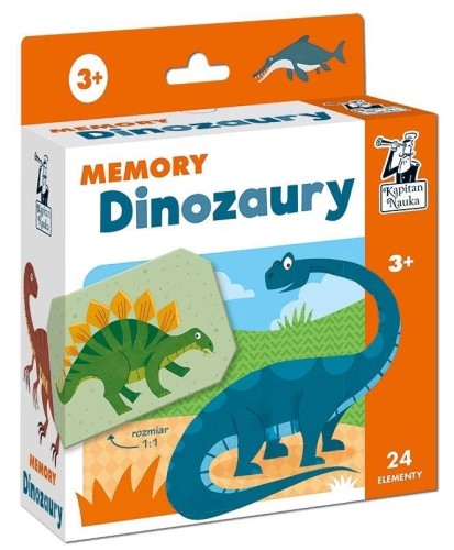 Kapitan Nauka. Memory. Dinozaury 3+, Kapitan Nauka