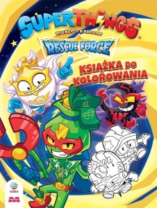 SUPER THINGS - KSIĄŻKA DO KOLOROWANIA + FIGURKA