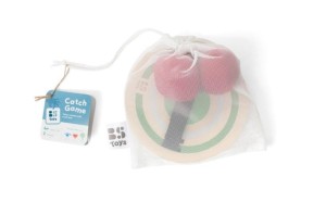 DREWNIANE PALETKI NA RZEP Z PIŁKĄ, BS TOYS