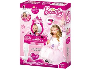 ZESTAW TOALETKA Z KRZESEŁKIEM + AKCESORIA, ADAR