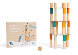 DREWNIANA GRA ZRĘCZNOŚCIOWA BALANS XL, BS TOYS