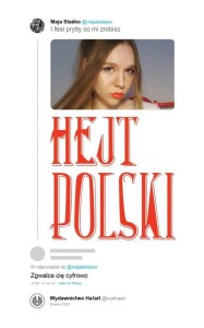 HEJT POLSKI, MAJA STAŚKO