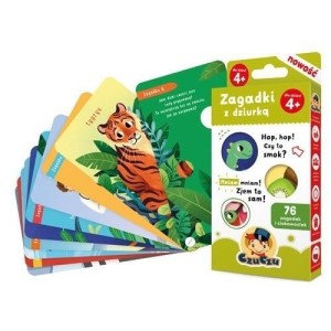 CZUCZU ZAGADKI Z DZIURKĄ 4+, BRIGHT JUNIOR MEDIA