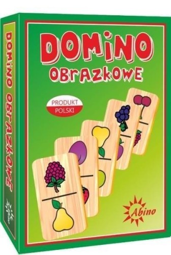 Domino obrazkowe - owoce ABINO, ABINO