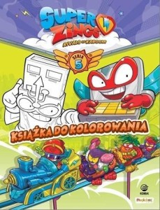 SUPER ZINGS - KSIĄŻKA DO KOLOROWANIA + FIGURKA