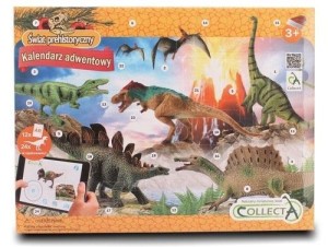 KALENDARZ ADWENTOWY - DINOZAURY, COLLECTA
