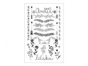 TATUAŻ MIŁOŚĆ/ANIOŁ 8,5X13CM, MFP