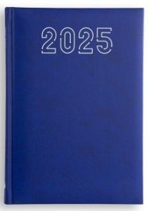 KALENDARZ 2025 A5 STANDARD GRANATOWY