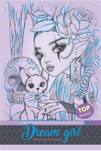 KOLOROWANKA ANTYSTRESOWA A4 20 FIOLET