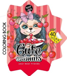 KOLOROWANKA CURLY Z NAKLEJKAMI BR GWIAZDKA 2206