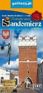 MAPA - SANDOMIERZ I OKOLICE 1:11 000